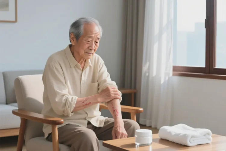 高龄老人手臂上有湿疹能靠自己自愈吗(图1)