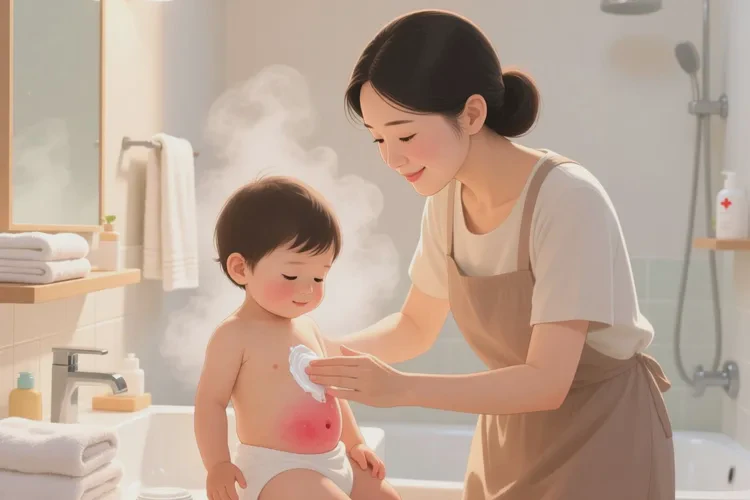 儿童肚子经常起湿疹可以治愈吗(图1)