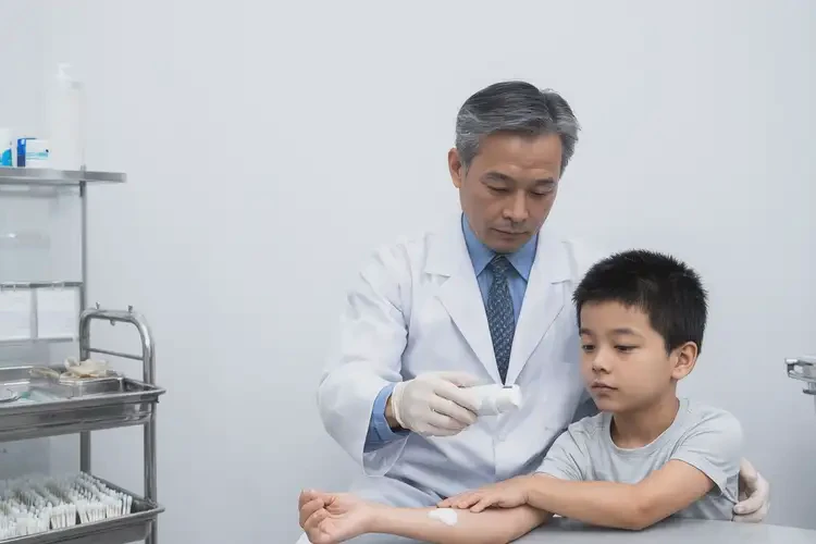 小孩身上偶尔长湿疹可以治好吗(图3)