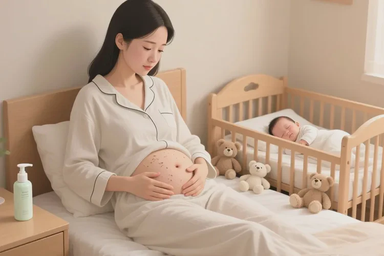哺乳期妈妈肚子有湿疹能靠自己自愈吗(图4)