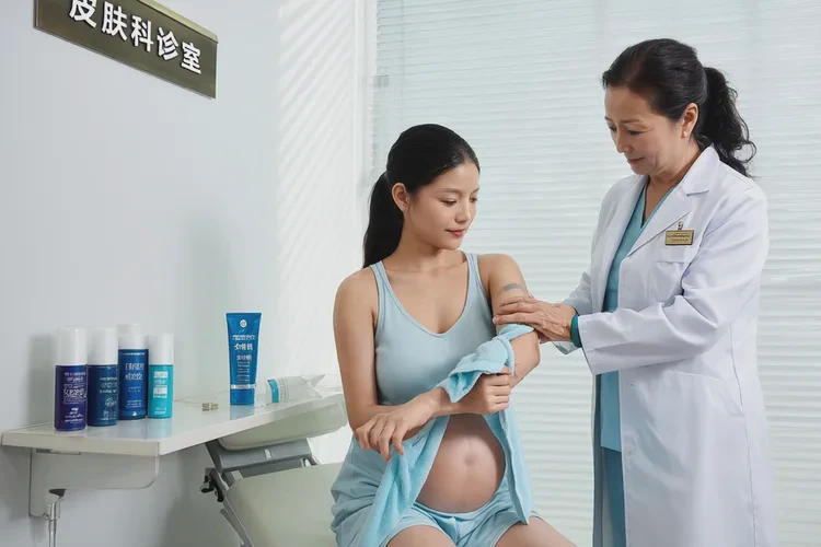 孕妇手臂长湿疹可以治愈吗(图2)