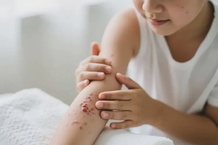 青年人手臂上出现湿疹可以治好吗(图3)