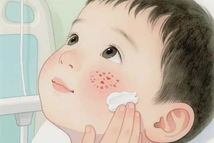 小孩面部经常长湿疹可以治好吗(图2)