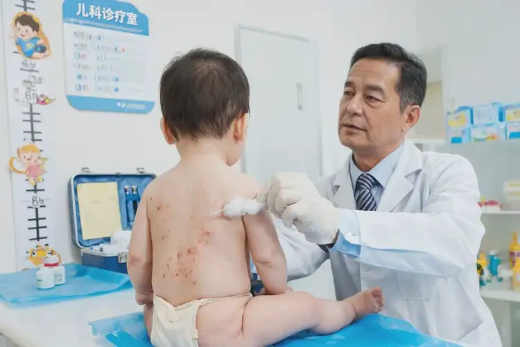 小儿屁股偶尔长湿疹可以治好吗(图3)