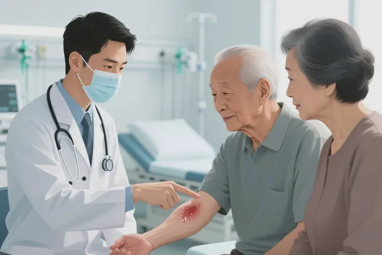 高龄老人手臂上出现湿疹能靠自己自愈吗(图3)