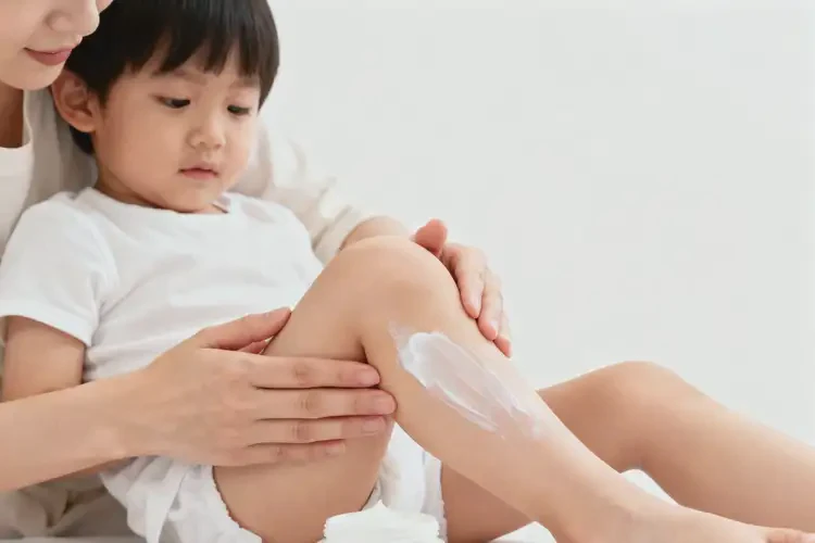 孩子大腿起湿疹可以治好吗(图4)