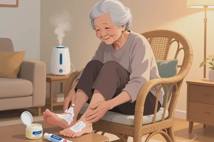 高龄老人脚上容易长湿疹能靠自己自愈吗(图1)