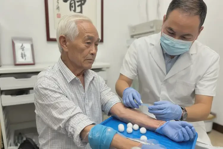 老人手臂容易起湿疹可以治好吗(图3)