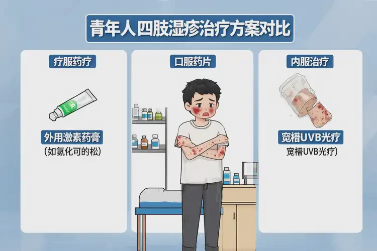 青年人四肢偶尔长湿疹可不可以根治(图4)