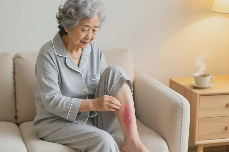 老年人小腿上起湿疹能靠自己自愈吗(图1)