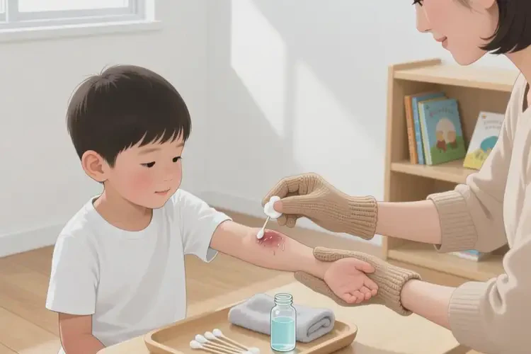 孩子手臂起湿疹可以治好吗(图2)