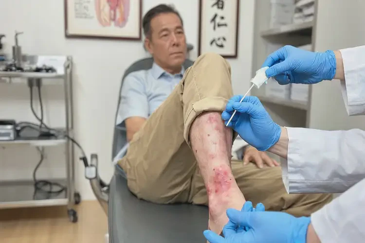 男生脚上偶尔起湿疹可以治好吗(图3)
