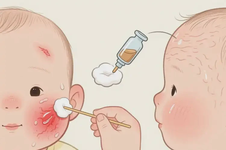 婴儿脸上出湿疹可以治好吗(图3)