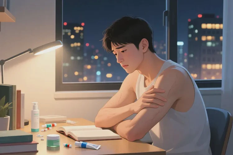 青年人全身长湿疹能靠自己自愈吗(图1)