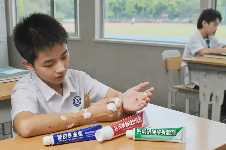 中学生手上偶尔起湿疹可不可以根治(图3)