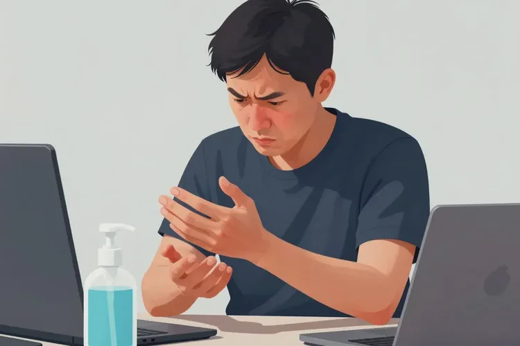 男人手上有湿疹能靠自己自愈吗(图1)