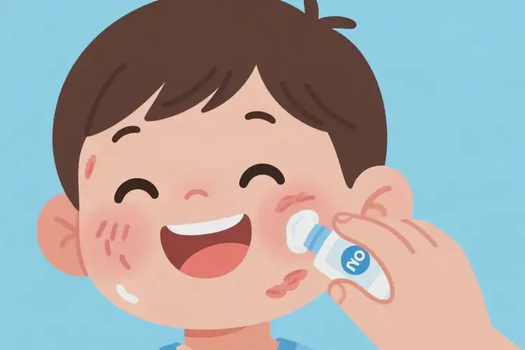 小孩面部经常长湿疹可以治好吗(图4)
