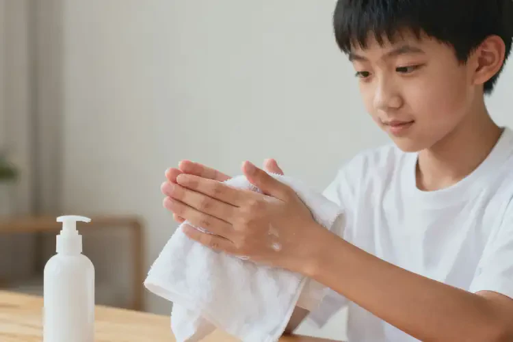 中学生手上有湿疹可不可以根治(图1)