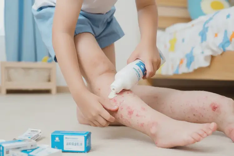 儿童大腿出现湿疹可以治好吗(图2)