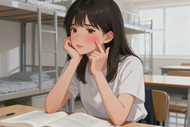 大学生面部容易长湿疹能靠自己自愈吗(图1)