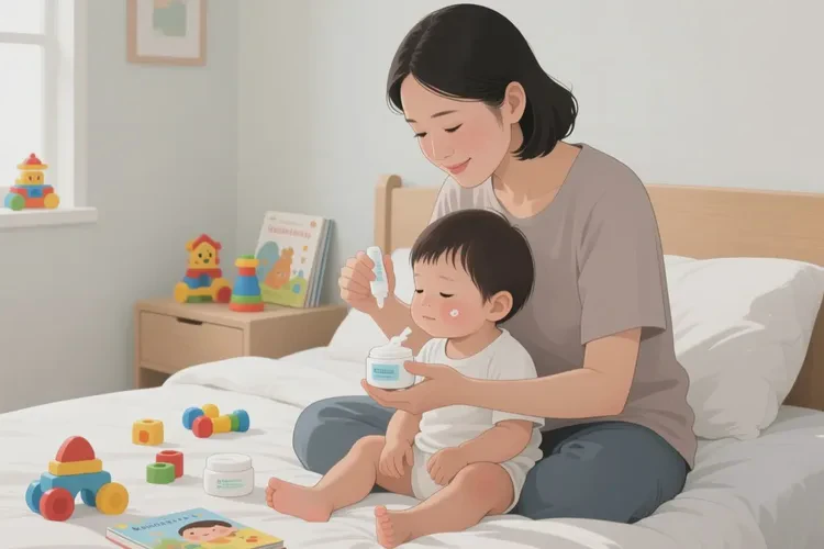 儿童肚子容易起湿疹可以治愈吗(图1)