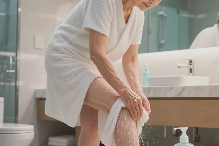 老年人小腿上出现湿疹能靠自己自愈吗(图2)