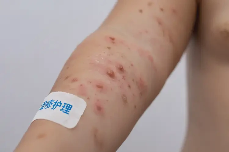 小儿手臂上有湿疹可以治好吗(图4)