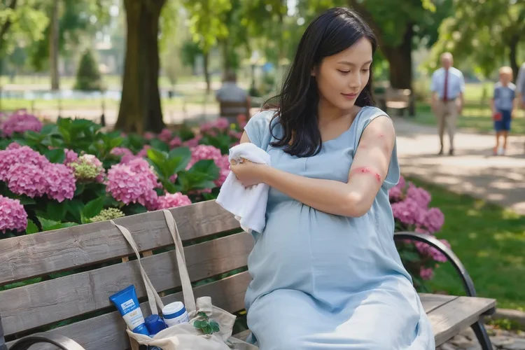 孕妇手臂长湿疹可以治愈吗(图3)