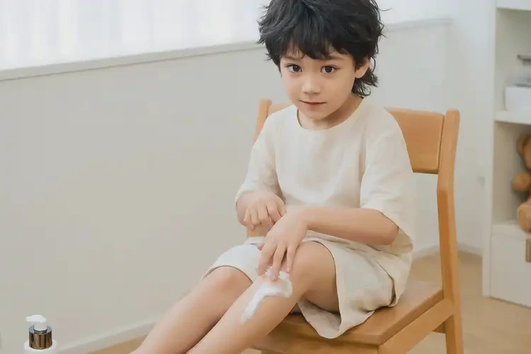 小孩大腿上偶尔起湿疹可以治好吗(图2)