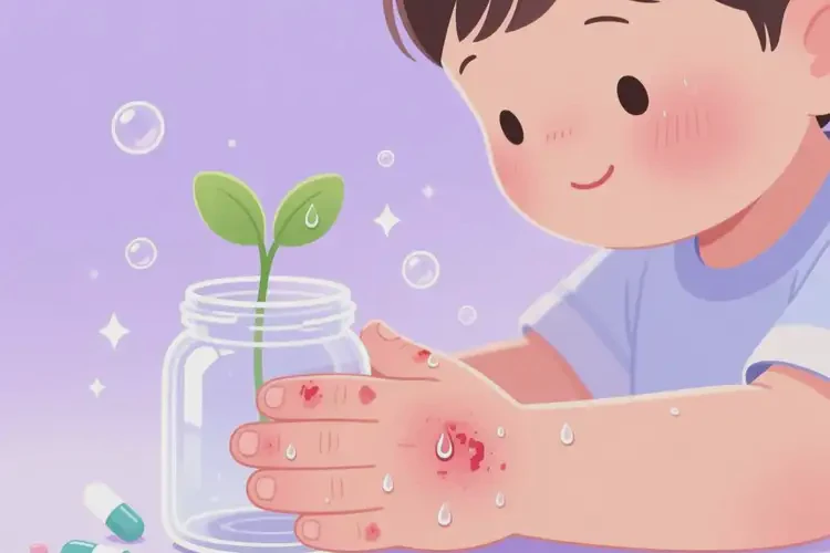 儿童手上经常起湿疹可以治好吗(图1)