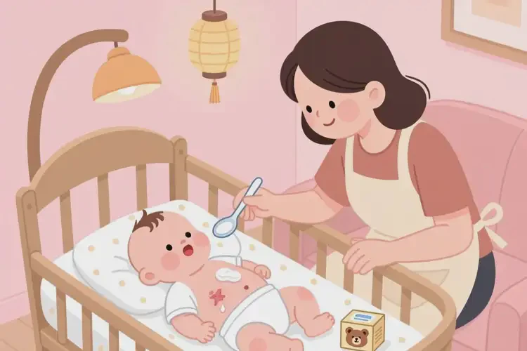孩子肚子上容易长湿疹可以治好吗(图1)