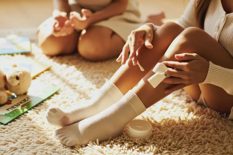 孩子脚上出现湿疹可以治好吗(图4)