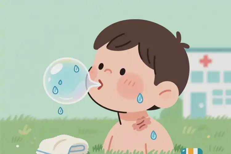 小孩脖子经常长湿疹可以治好吗(图1)