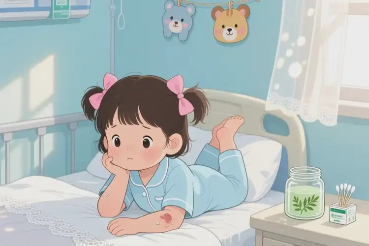 孩子手臂起湿疹可以治好吗(图3)