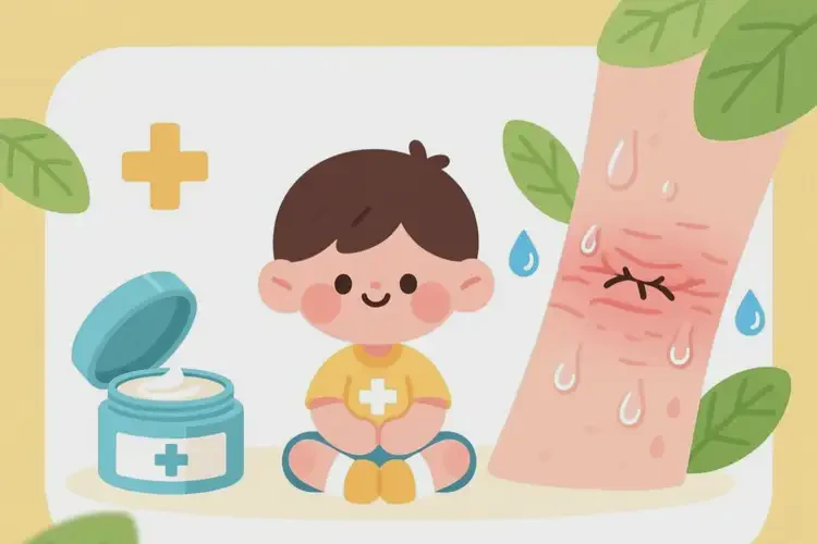 孩子肚子长湿疹可以治好吗(图2)