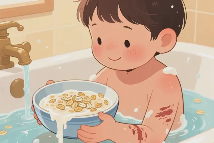 小孩身上出湿疹可以治好吗(图1)