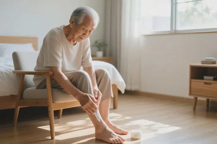 高龄老人脚上偶尔长湿疹能靠自己自愈吗(图1)