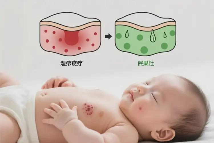 婴儿肚子上起湿疹可以治好吗(图3)