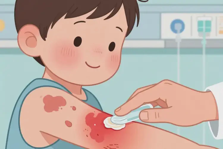 小孩身上出湿疹可以治好吗(图3)
