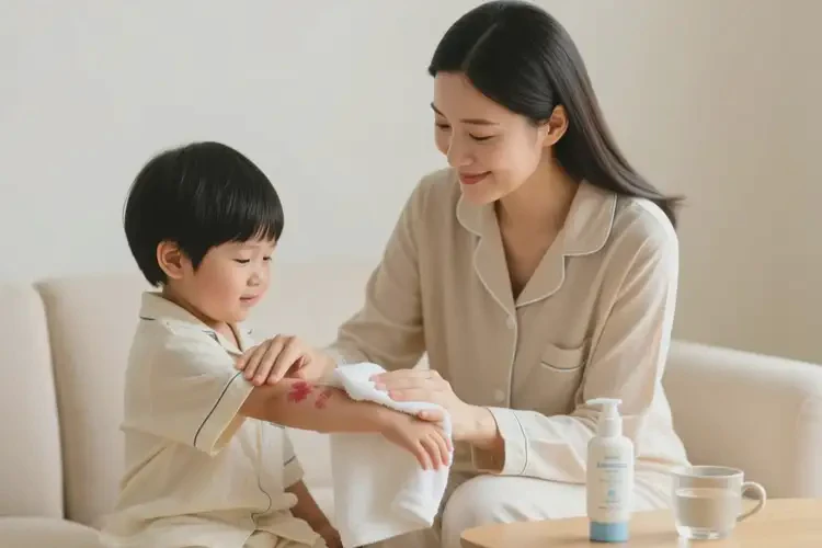孩子手臂上经常起湿疹可以治好吗(图3)