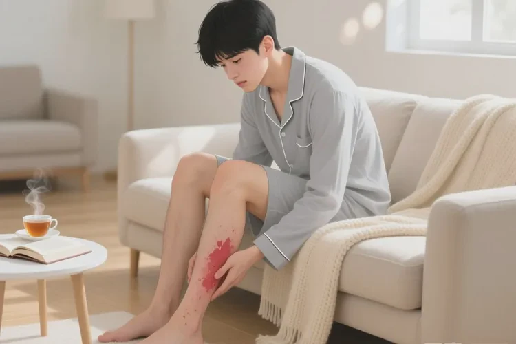 青年人小腿长湿疹能靠自己自愈吗(图1)