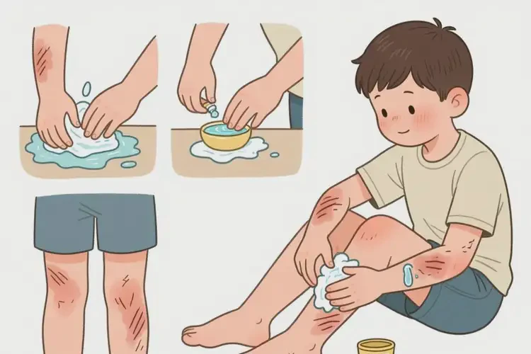 男生四肢出湿疹可以治好吗(图3)
