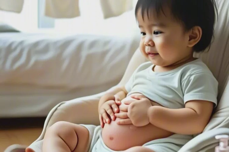 儿童肚子容易长湿疹可以治愈吗(图2)