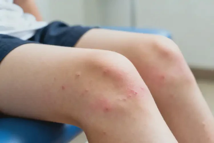 青少年大腿上出现湿疹可以彻底自愈吗(图1)