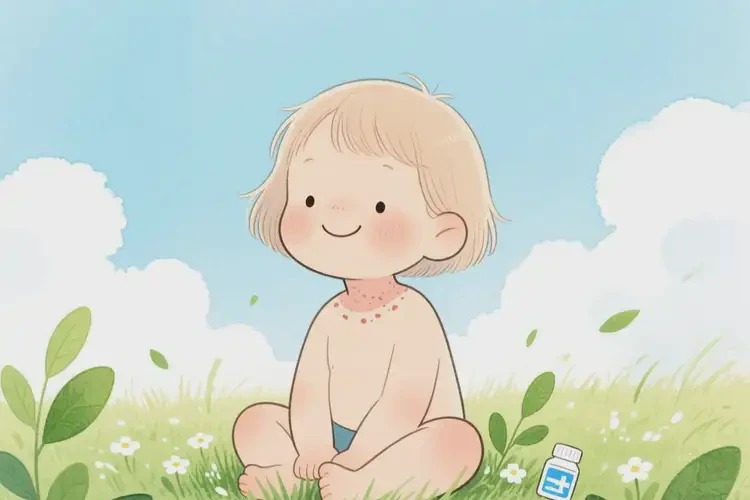 儿童脖子偶尔长湿疹可以治好吗(图4)