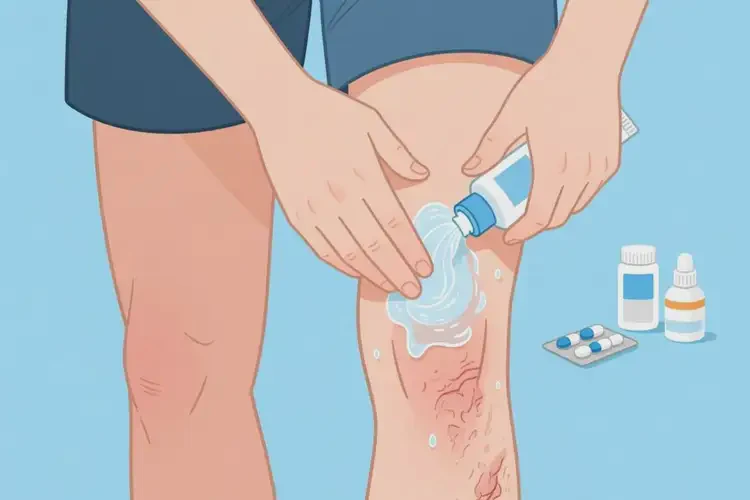 男生大腿上长湿疹可以治好吗(图2)
