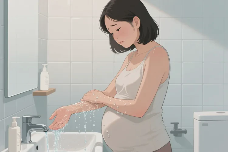 孕妇手臂起湿疹可以治愈吗(图2)