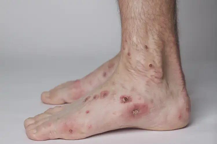 男生脚上偶尔起湿疹可以治好吗(图4)