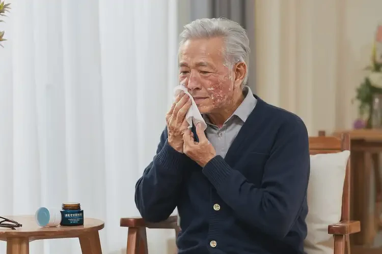 老年人脸上出湿疹不管它会自己自愈吗(图2)