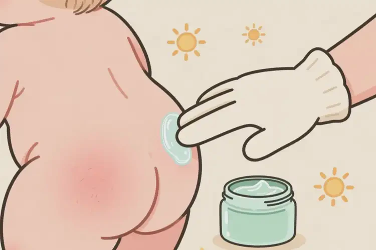 孩子屁股容易起湿疹可以治好吗(图2)